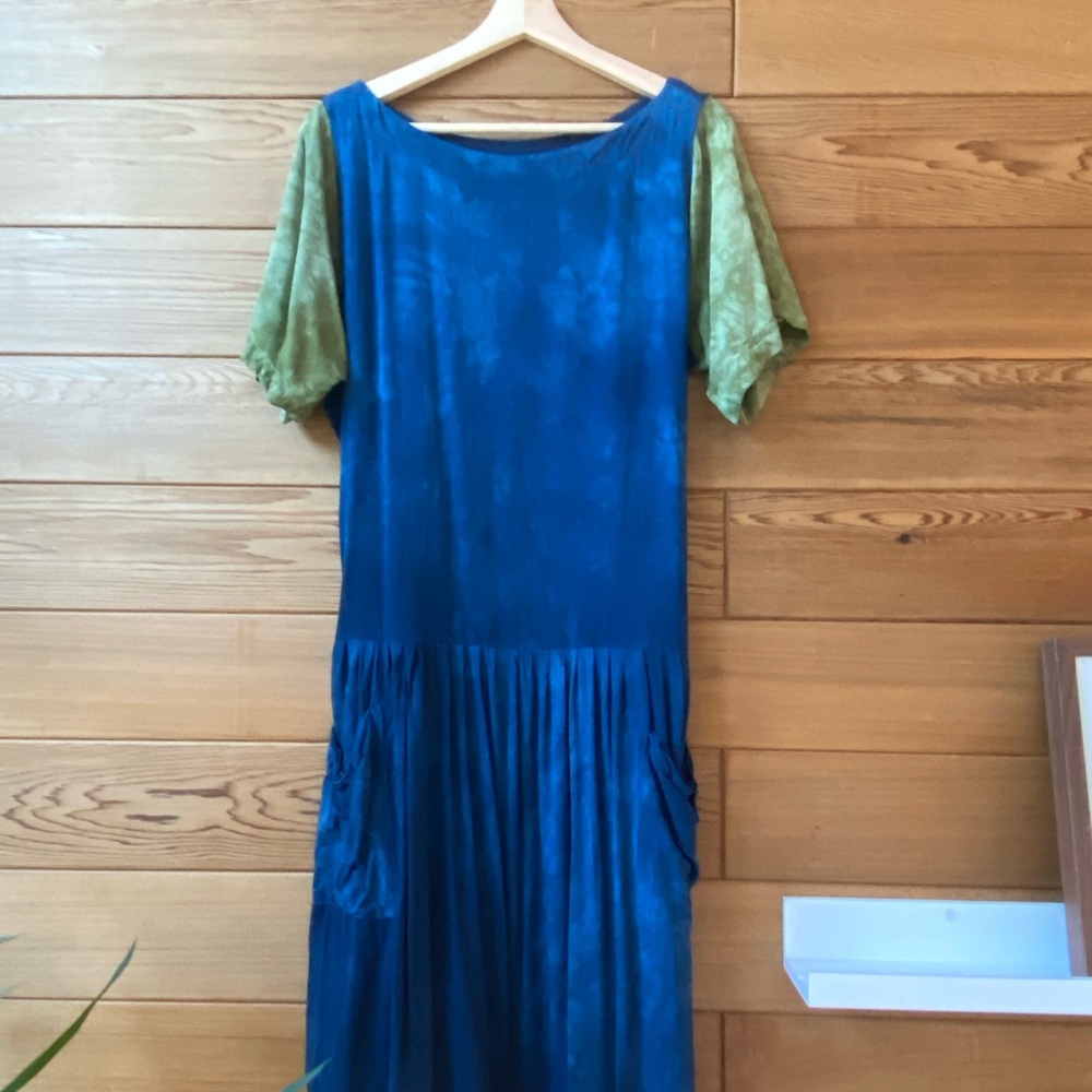 UPSTATE two tone 100% Rayon dress.